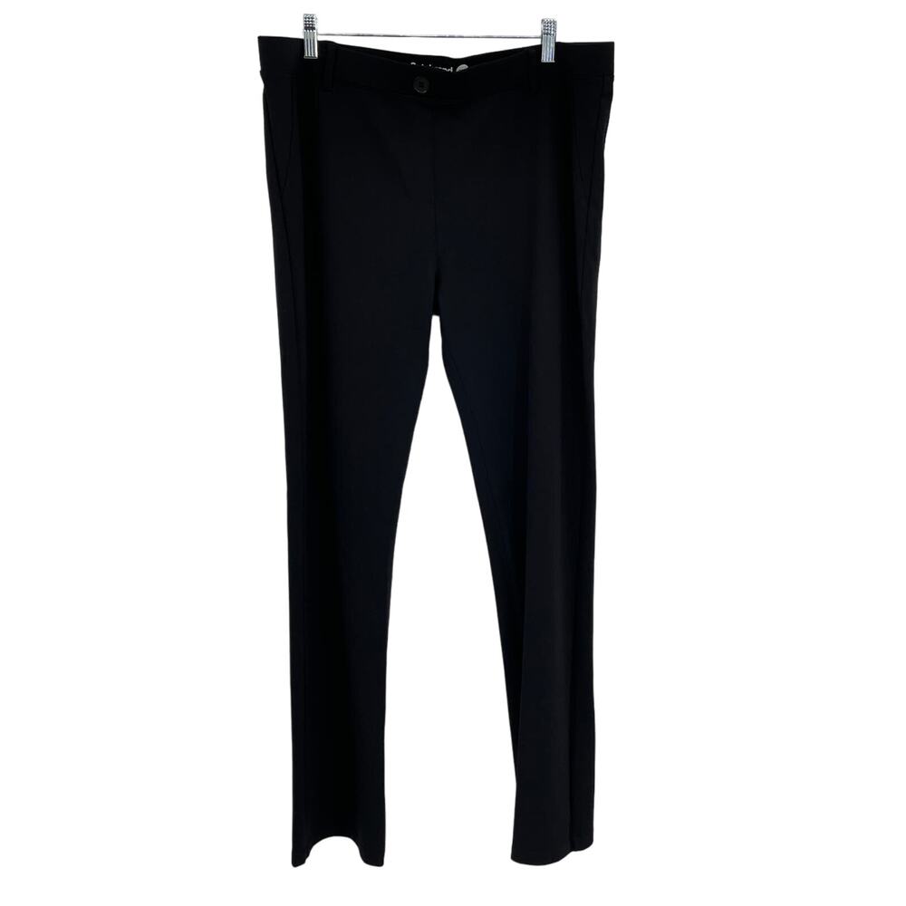 BetaBrand Black Yoga Straight Leg Business Work Womens Pants 2XL